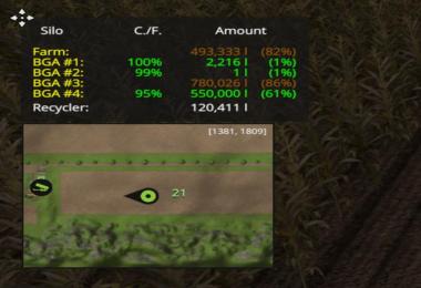 Silage Bunker HUD v1.0