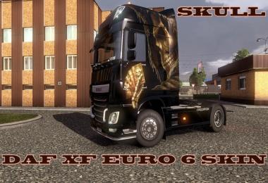 Skull DAF XF EURO 6 Skin 1.15