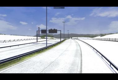 Snow on some roads Mod v1.5