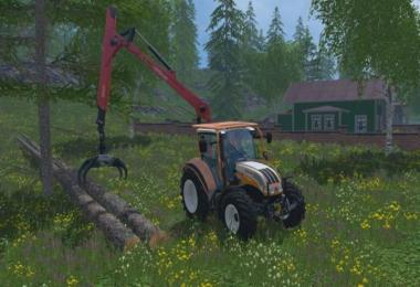 Steyr Multi 4115 with Log Loader v1.0