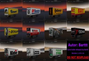 Tires trailers skinpack by Barttt 1.15.1.1s