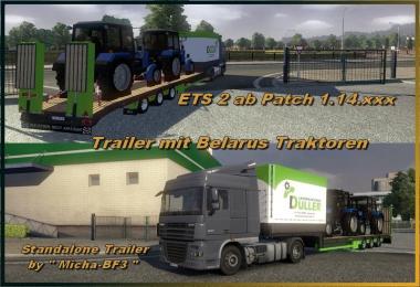 Trailer with Belarus tractors v1.0