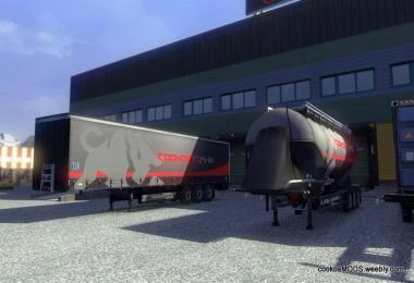 Volvo FH 2012 CookosTrans skin + Trailers v1.09