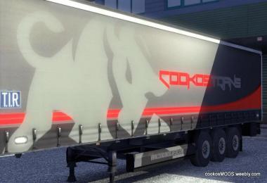 Volvo FH 2012 CookosTrans skin + Trailers v1.09