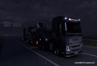 Volvo FH 2012 CookosTrans skin + Trailers v1.09