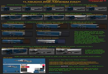 BDF Tandem Truck Pack v25.0