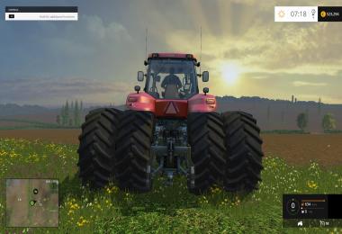 Case IH Magnum 380 Dynamic Rear Twin Wheels V1.0