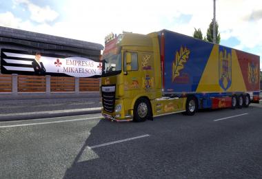 DAF XF Euro 6 Romania Metallic Paint Job