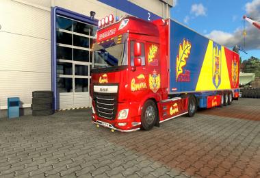 DAF XF Euro 6 Romania Metallic Paint Job