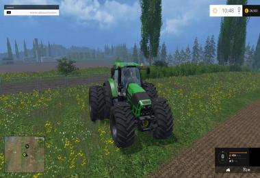 Deutz Fahr 7250 with Dynamic twin rear wheels v1.3