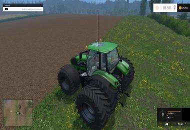 Deutz Fahr 7250 with Dynamic twin rear wheels v1.3