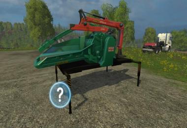 Jenz wood chipper setting frame v1.0