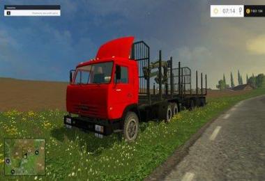 Kamaz 54115 Forest + Trailer GKB Forest