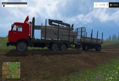 Kamaz 54115 Forest + Trailer GKB Forest