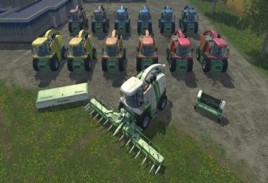 Krone BigX 1100 inluding cutters v1.0 grey base