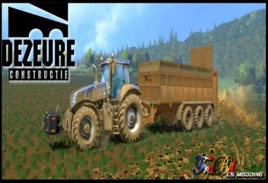 Manure spreader Tridem Dezeure v1.0