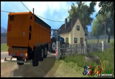 Manure spreader Tridem Dezeure v1.0