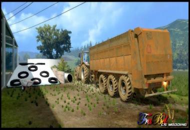 Manure spreader Tridem Dezeure v1.0