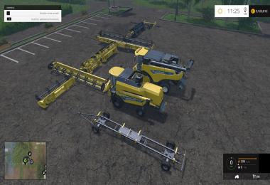 New Holland Combines, Cutters & Trailer Pack V1.1