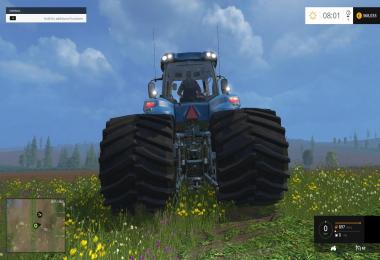 New Holland T832 EvoXtreme 620 Single wide rears v1.11