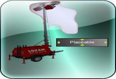 Placeable Floodlight Generato loxam