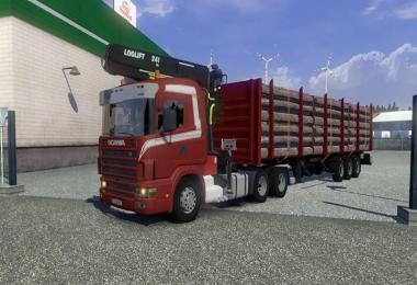 Scania 164L V8 5 various Trailer Wood v1.15