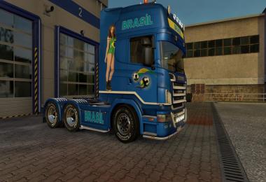 Scania R2008 50k Brazilian Metallic Paint Job