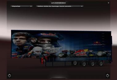 Vettel MAN Trailer Red Bull Style