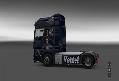 Vettel MAN Trailer Red Bull Style