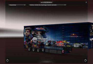 Vettel MAN Trailer Red Bull Style