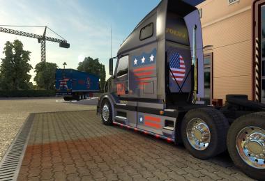 Volvo VNL 670 U.S.A Metallic Paintjob