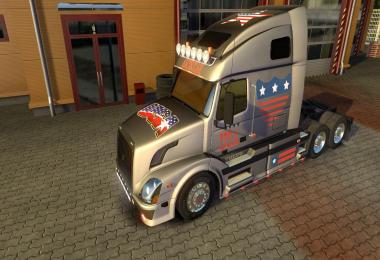 Volvo VNL 670 U.S.A Metallic Paintjob