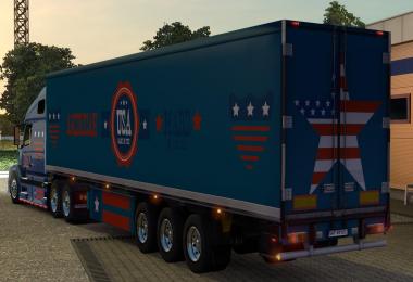 Volvo VNL 670 U.S.A Metallic Paintjob