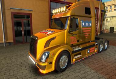 Volvo VNL 670 U.S.A Metallic Paintjob