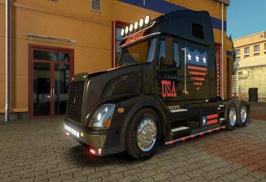 Volvo VNL 670 U.S.A Metallic Paintjob