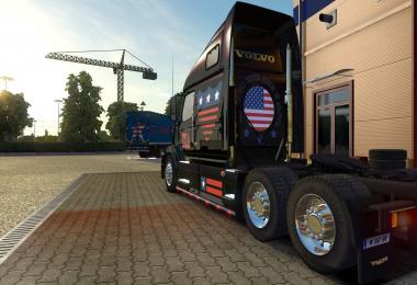 Volvo VNL 670 U.S.A Metallic Paintjob