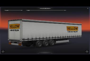 YELLOW Freight Trailer 1.15