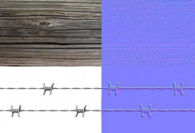 Barbed WIre Fence FS15 v1