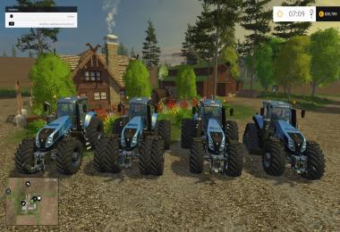 Blue New Holland T8's 4 pack Final Version's V1.5 Final