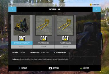 Caterpillar Forklift v1.0