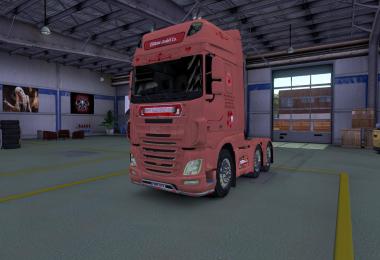 DAF XF Euro 6 Valentine’s Day Skin Trailer Jumbo [Reworked]