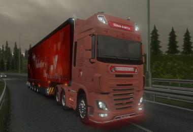 DAF XF Euro 6 Valentine’s Day Skin Trailer Jumbo [Reworked]