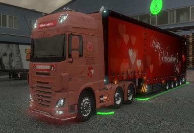 DAF XF Euro 6 Valentine’s Day Skin Trailer Jumbo [Reworked]