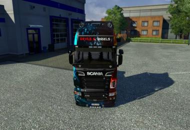 Devils and Angels Skin Scania R09 v1.16.2