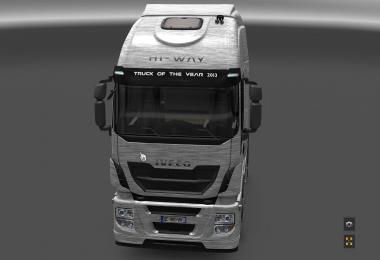 Iveco Hi Way Brushed Aluminum Skin