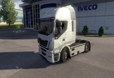 Iveco Hi Way Brushed Aluminum Skin