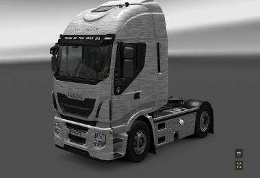 Iveco Hi Way Brushed Aluminum Skin