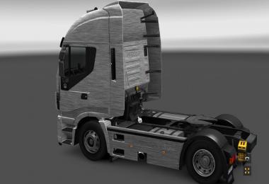 Iveco Hi Way Brushed Aluminum Skin