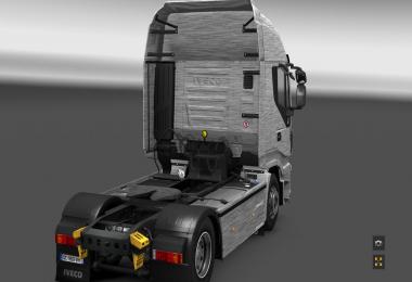 Iveco Hi Way Brushed Aluminum Skin