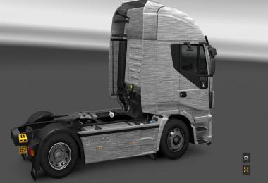 Iveco Hi Way Brushed Aluminum Skin